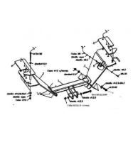 Фаркоп (ТСУ) для HONDA CR-V (II) 2001-2006 съемный шар на двух болтах 1.4тонны Босал