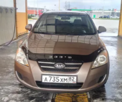 Дефлектор капота (мухобойка) KIA CEED с 2007-2009 г.в. (Киа Сид) Вип Тюнинг